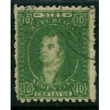 ARGENTINA 1864 GJ 23 RIVADAVIA U$ 30