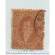 ARGENTINA 1865 GJ 20i RIVADAVIA 3° TIRADA VARIEDAD PAPEL RAYADO U$ 85