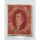 ARGENTINA 1866 GJ 26A RIVADAVIA 5ta CARMIN MORADO VARIEDAD MARCO INCOMPLETO ABAJO U$ 48