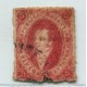 ARGENTINA 1866 GJ 26A RIVADAVIA 5ta CARMIN MORADO AMARRONADO U$ 48