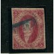 ARGENTINA 1866 GJ 26A RIVADAVIA 5ta COLOR CARMIN LILA U$ 48