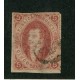 ARGENTINA 1864 GJ 19c 2da FILIGRANA INVERTIDA MINIMA PP U$300