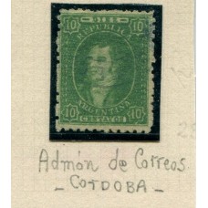 ARGENTINA 1864 GJ 23 RIVADAVIA PE 12I U$ 30