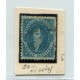 ARGENTINA 1864 GJ 24 RIVADAVIA PE13I U$ 70 + MATASELLO SAN LUIS