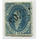 ARGENTINA 1864 GJ 22 RIVADAVIA PE 13 U$ 180 CON ADELGAZAMIENTO QUE NO AFECTA SU BELLEZA + MAT. CORRIENTES DE ARCO GRANDE 300 %