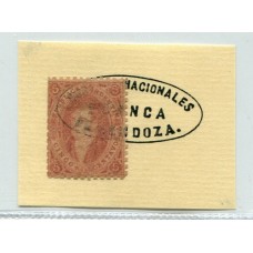 ARGENTINA 1865 GJ 20 RIVADAVIA 3ra PE 11 I