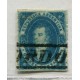 ARGENTINA 1864 GJ 24 RIVADAVIA VARIEDAD PLANCHA CARGADA U$ 70