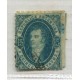 ARGENTINA 1864 GJ 24g RIVADAVIA VARIEDA PAPEL DELGADO U$ 120