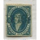 ARGENTINA 1864 GJ 24h RIVADAVIA HERMOSO PAPEL GRUESO + MATASELLO CERTIFICADO MENDOZA 100% ADEMAS TIENE UN COLOR CERCANO A PIZARRA