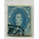 ARGENTINA 1864 GJ 24 RIVADAVIA MUY BONITO EJEMPLAR IMPRESIÓN FALTO DE TINTA U$ 70