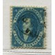 ARGENTINA 1864 GJ 24 RIVADAVIA HERMOSO EJEMPLAR MATASELLO  FRANCA DE MENDOZA