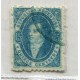 ARGENTINA 1864 GJ 24d RIVADAVIA U$ 180 VARIEDAD PAPEL MUY DELGADO + RAYADO EN AMBOS SENTIDOS TIPO ARPILLERA MUY LINDA IMPRESIÓN Y COLOR