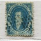 ARGENTINA 1864 GJ 24 RIVADAVIA IMPRESIÓN BORROSA CON VARIEDAD IMPRESIÓN SECA PARCIAL U$ 70