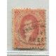 ARGENTINA 1864 GJ 19 RIVADAVIA 1ra TIRADA CON MATASELLO ROSARIO U$ 30