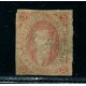 ARGENTINA 1867 GJ 28i RIVADAVIA 6ta TIRADA ESTAMPILLA CON VARIEDAD PAPEL DELGADO U$ 90 RARO