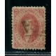 ARGENTINA 1867 GJ 28 RIVADAVIA 6ta TIRADA PE 11 III ESTAMPILLA CON MATASELLO FRANCA U$ 60