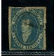 ARGENTINA 1864 GJ 24A RIVADAVIA ESTAMPILLA VARIEDAD COLOR AZUL VERDOSO U$ 90