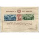 SAN MARINO 1945 Yv. BLOQUE Nº 4 RELIGION HOJA NUEVA MINT DE LUJO, RARA 128 EUROS