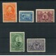 RUMANIA 1931 Yv. 406/10 SERIE COMPLETA DE ESTAMPILLAS NUEVAS CON GOMA 50 EUROS