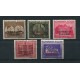 RUMANIA 1941 Yv. 656A/656E SERIE COMPLETA DE ESTAMPILLAS MINT