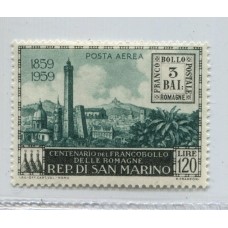 SAN MARINO 1959 Yv. A 119 ESTAMPILLA NUEVA MINT