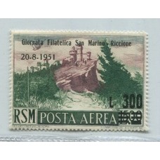 SAN MARINO 1951 Yv. A 87 ESTAMPILLA NUEVA MINT RARA 80 EUROS