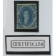 ARGENTINA 1864 GJ 24 RIVADAVIA 15 Cts. ESTAMPILLA DE BONITO COLOR CON MATASELLO CERTIFICADA DE PASO DE LOS LIBRES