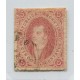 ARGENTINA 1867 GJ 28 RIVADAVIA ESTAMPILLA DE 6ta TIRADA MUY BUEN EJEMPLAR U$ 60