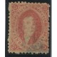 ARGENTINA 1864 GJ 19b RIVADAVIA ESTAMPILLA DE 1ra TIRADA VARIEDAD DOBLE IMPRESIÓN PARCIAL CON MATASELLO GUALEGUAYCHU U$ 72