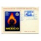 BOY SCOUT MEXICO 1965 ESTAMPILLA SCOUTS EN TARJETA CON MATASELLO ESPECIAL