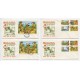 BOY SCOUT GHANA 1982 SERIE COMPLETA CON BLOQUE DE ESTAMPILLAS SCOUTS EN CARTA
