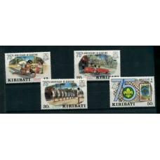 BOY SCOUTS SERIE COMPLETA DE ESTAMPILLAS MINT KIRIBATI