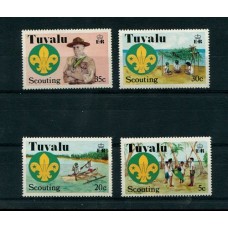 BOY SCOUT TUVALU SERIE COMPLETA DE ESTAMPILLAS MINT SCOUTS