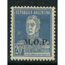 ARGENTINA SERVICIO OFICIAL GJ 558 PE 261A NUEVO U$ 50 RARO