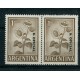 ARGENTINA SERVICIO OFICIAL GJ 739 PE 386Ab PAREJA U$ 14 MINT + VARIEDAD NO CATALOGADA S. OFICIAL SOBRECARGA DOBLE