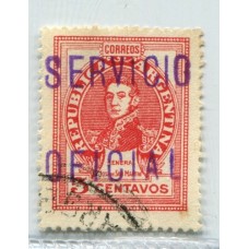 ARGENTINA SERVICIO OFICIAL GJ 806 PRESIDENCIA  U$ 35