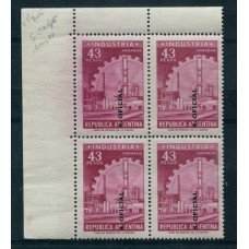 ARGENTINA SERVICIO OFICIAL GJ 761 CUADRO MINT RARISIMO Y COMPLETAMENTE SUBVALUADO EN CATALOGO