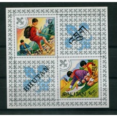 BOY SCOUTS BHUTAN SERIE COMPLETA DE ESTAMPILLAS MINT