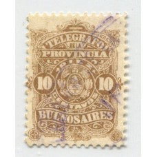 ARGENTINA TELEGRAFOS 1888 GJ 48 U$ 15