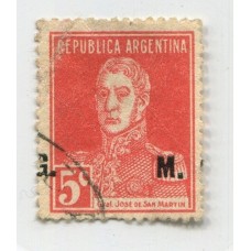 ARGENTINA SERVICIO OFICIAL GJ 185 VARIEDAD SOBRECARGA G . M .