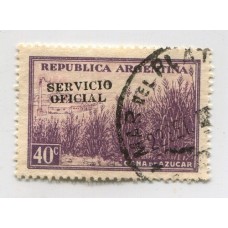 ARGENTINA SERVICIO OFICIAL GJ 643 VARIEDAD SOBRECARGA INCLINADA