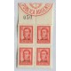 ARGENTINA SERVICIO OFICIAL GJ 750 CUADRO CON COMPLEMENTO MINT NO CATALOGADO, RARISIMO