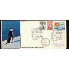 ANTARTIDA ARGENTINA 1975 SOBRE CRUCERO ANTARTICO BASE BROWN