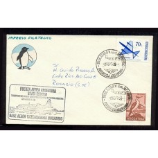 ANTARTIDA ARGENTINA 1974 SOBRE VUELO ESPECIAL