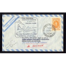 ANTARTIDA ARGENTINA 1974 SOBRE VUELO ESPECIAL