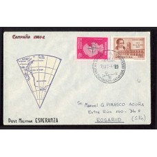 ANTARTIDA ARGENTINA 1961 SOBRE BASE ESPERANZA