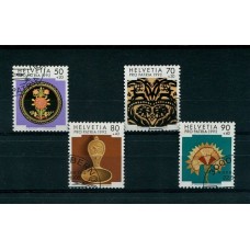 SUIZA 1992 Yv. 1399/402 SERIE COMPLETA USADA