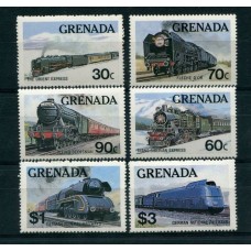 GRENADA TRENES TRANSPORTE SERIE COMPLETA NUEVA MINT