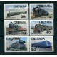 GRENADA TRENES TRANSPORTE SERIE COMPLETA NUEVA MINT