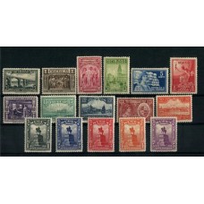 URUGUAY 1930 Yv. 394/409 SERIE COMPLETA DE ESTAMPILLAS NUEVAS CON GOMA 160 EUROS